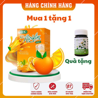 Siro giảm cân nio slim plus + tặng 5 hộp detox rau củ giúp giảm 2-5 kg sau 15 ngày