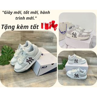 Giày thể thao mlb chunky liner new york, giày mlb ny xám trắng liner. giày s11 size 36-43