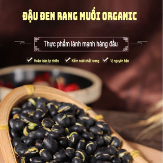 Đậu Đen Xanh Lòng Xanh Lòng Sấy Giòn Rang Muối Oganic - Đóng gói 400gr