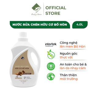 Nước Rửa Chén Thiên Nhiên Bồ Hòn 4000ml ECOCARE Hương Quế, Nước Rửa Chén Hữu Cơ Bảo Vệ Da, An Toàn Cho Bé