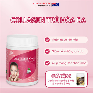 Viên uống Collagen Alltimes Care hộp 60 viên nhập khẩu Úc giúp trẻ hóa da, căng mịn và săn chắc