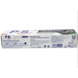 Kem đánh răng P/S than hoạt tính (3 cây x230g)