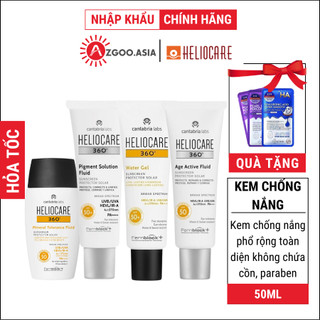 Kem Chống Nắng Heliocare Phổ Rộng Toàn Diện Không Chứa Cồn, Hương Liệu (Azgoo Phân Phối)