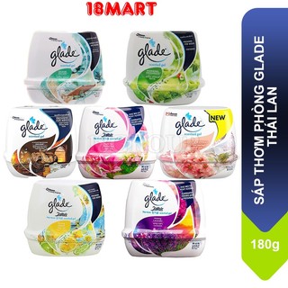 Sáp thơm phòng Glade Lavender, Jasmine & Floral đủ mùi hộp 180g