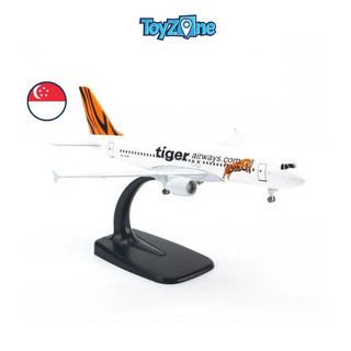 Mô hình máy bay Tiger Air Airbus A320 20cm Everfly