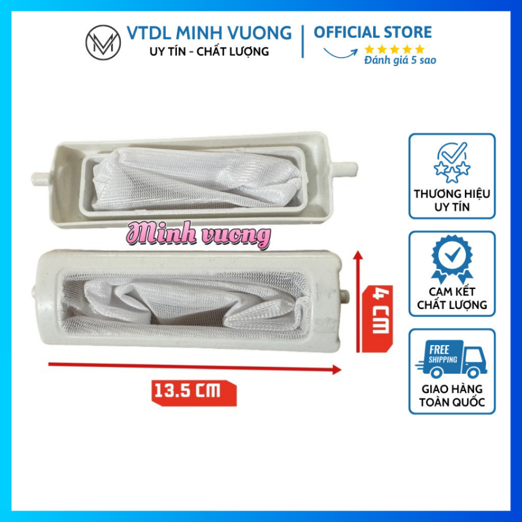 Túi Lọc Rác, Lưới Lọc Rác Máy Giặt Toshiba (Ngắn) Chất Liệu Cứng Cáp