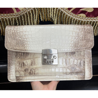 Clutch Nam Da Cá Sấu size 26-17-6