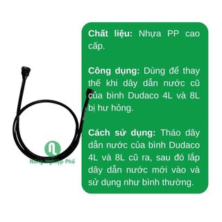 Dây dẫn nước cho bình Dudaco 4L và 8L - Nông Nghiệp Phố