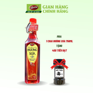 Nước Mắm Cá Cơm Phú Quốc HƯƠNG XƯA 750ml, Tặng tiêu hạt
