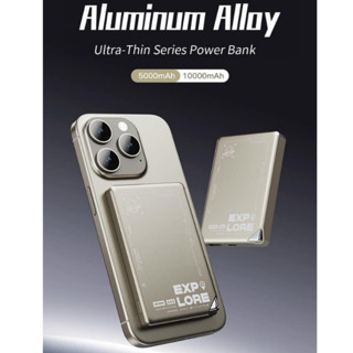 Pin dự phòng WIWU ULTRA-THIN POWER BANK mỏng 9mm hỗ trợ sạc nhanh không dây 22.5W cho Smartphone 15 pro max 10000 mAh