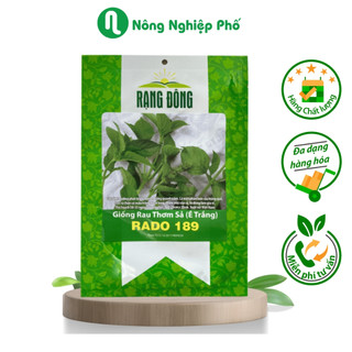 Hạt giống rau thơm sả ( é trắng ) RADO 189 Rạng Đông - Gói 5gram