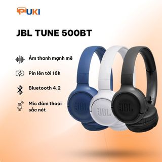 Tai nghe chụp tai bluetooth jbl tune 500bt - t500bt tai nghe không dây, bluetooth