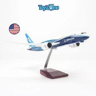 Mô hình máy bay lắp ráp có đèn led Original Boeing B787 47cm Everfly