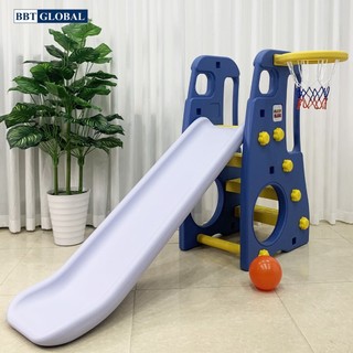 Cầu trượt CHÍNH HÃNG Hàn Quốc an toàn, TẶNG BÓNG RỔ BBT TB200