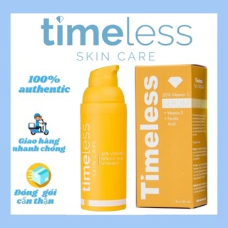 Tinh chất dưỡng sáng da timeless 20% vitamin c + vitamin e + ferulic acid serum 30ml