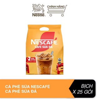 Nescafé Cafe sữa đá bịch 25 gói*24g (Bao bì mới)