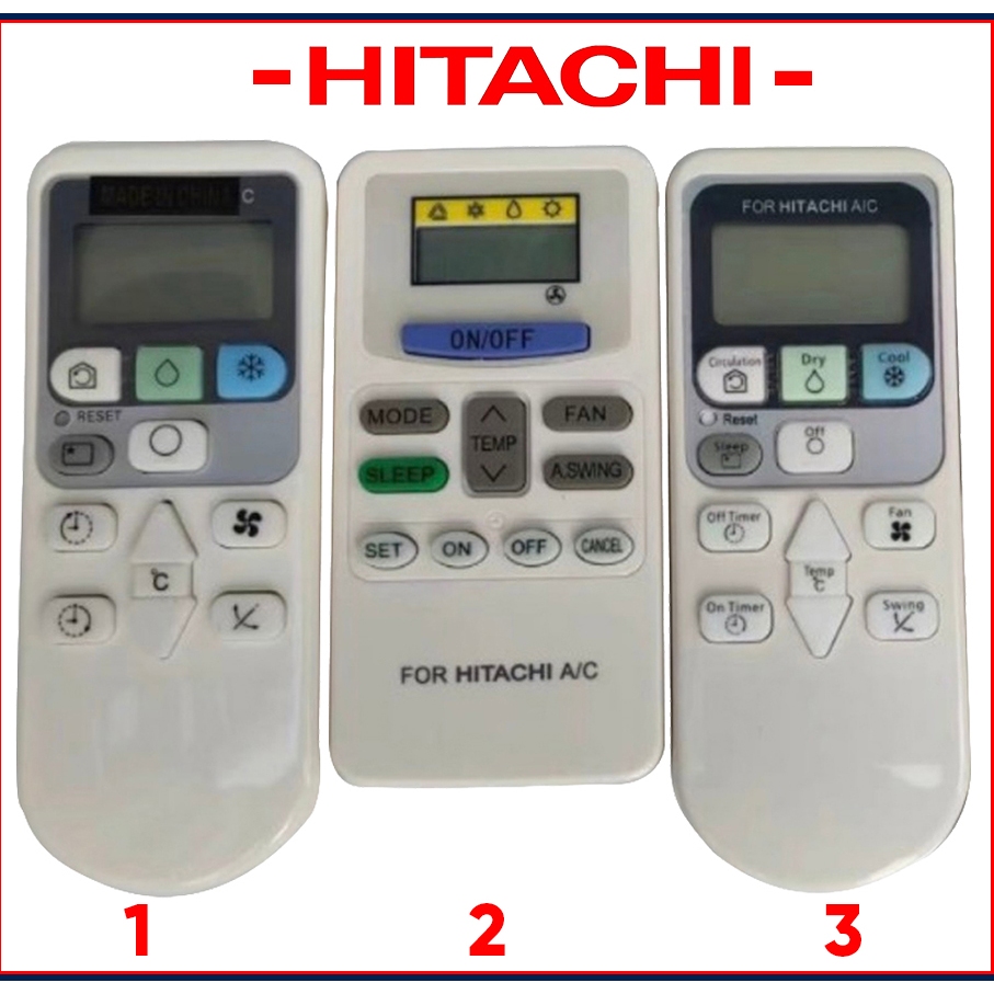 Điều khiển điều hòa Hitachi  - Đổi trả thuận tiện - Hàng chính hãng