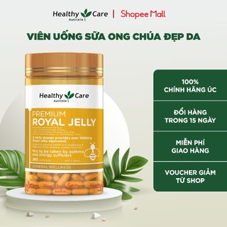 Viên uống sữa ong chúa đẹp da làm chậm lão hóa Healthy Care Royal Jelly 365 viên