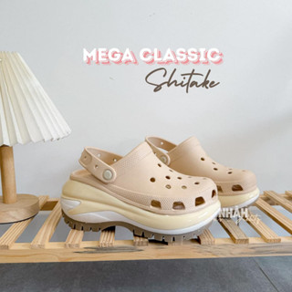Dép sục Crocs Mega Classic Màu NẤM SHITAKE - MÀU MỚI 2024