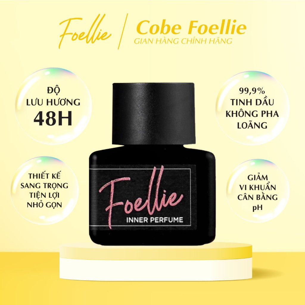 [ COMBO ] Nước Hoa Vùng Kín FOELLIE Hàn Quốc, Đem Lại Hương Thơm Dịu Nhẹ, Sạch Sẽ, Kho Ráo 5ml (LIMITED)