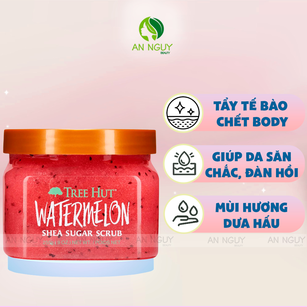Tẩy Tế Bào Chết Cơ Thể Tree Hut Shea Sugar Scrub 255g