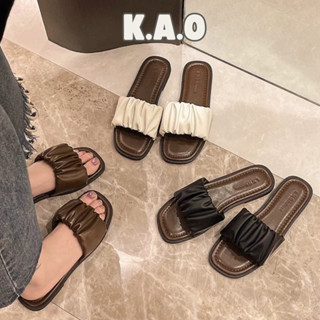 Dép Lê Đế Bằng Hở Ngón Dép Quai Ngang Nhún Thoải Mái Thời Trang Mùa Hè - Tiệm nhà KAO