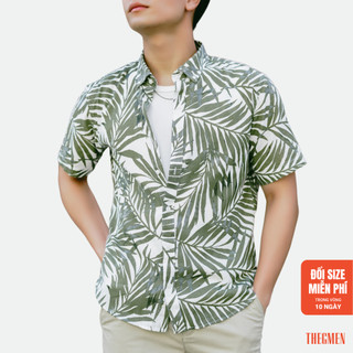 Áo sơ mi nam linen ngắn tay l24 linen ss shirt - the gmen elegant est 2017