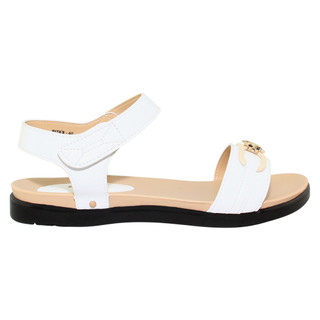 Sandal đế bằng nữ Bita's SYN.290 (Beige + Đen + Trắng)
