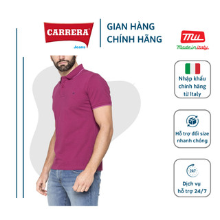 Áo polo nam vải pique cotton carrera jeans sang trọng lịch lãm nhập khẩu chính hãng từ ý - 819a0075a