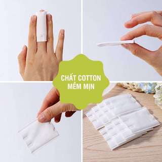 Bông Tẩy Trang Miniso 180 Miếng Cotton Không Xơ, Mềm Mại Dịu Da