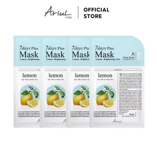   Combo 4 Mặt Nạ Ariul 7days Plus Mask - Lemon