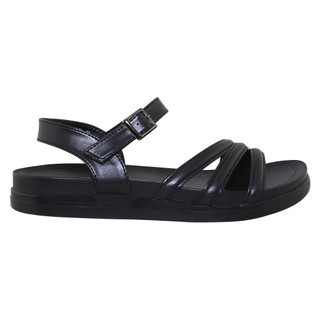Sandal đế bằng nữ Bita's SHANA.06 (Beige + Đen + Xanh biển)
