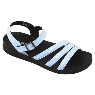 Sandal đế bằng nữ Bita's SHANA.06 (Beige + Đen + Xanh biển)