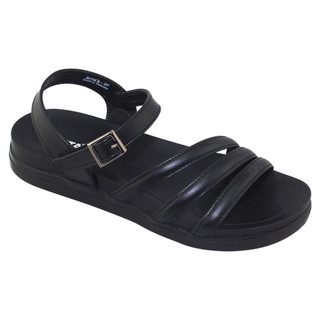 Sandal đế bằng nữ Bita's SHANA.06 (Beige + Đen + Xanh biển)
