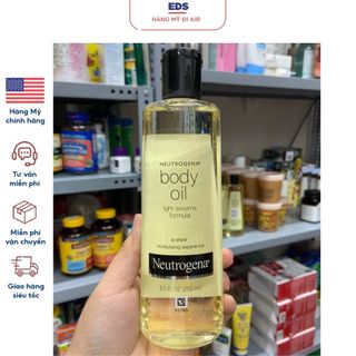  Dầu dưỡng thể Neutrogena date 2027 Body Oil Light Sesame Formula - EDS Hàng Mỹ 