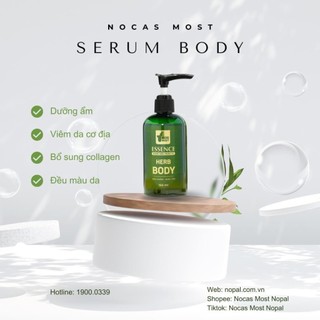 Serum Body thảo mộc chiết xuất từ Xương Rồng - Nocas Most trị viêm da cơ địa, dưỡng ẩm da 150ml