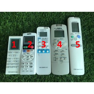 Điều Khiển điều hòa Sanyo, Remote máy lạnh sanyo tất cả các mẫu khác nhau được chọn mẫu