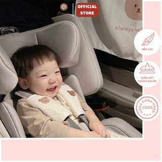 Set 2 Đệm Bọc Dây Đai An Toàn Xe Đẩy, Ô Tô, Địu Mềm Mại, Họa Tiết Con Vật Đáng Yêu