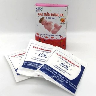 Combo 3 Hộp Băng Gạc Rốn Đông Fa - Đã Tiệt Trùng, An Toàn Cho Bé Sơ Sinh