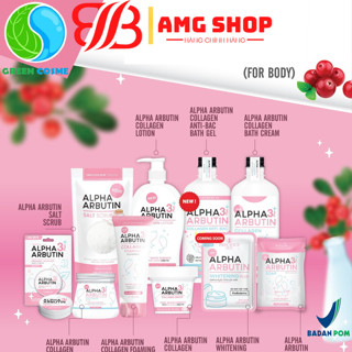 [Chuẩn Thái] Sữa Dưỡng Thể Trắng Da, Dưỡng ẩm Alpha Arbutin 3 Plus Collagen Lotion 500ml Thái lan
