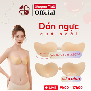 Áo Dán Ngực Silicon Cài Trước Thiết Kế Tinh Tế Giúp Nâng Ngực Tạo Khe Ngực Chống Tuột AN 0022