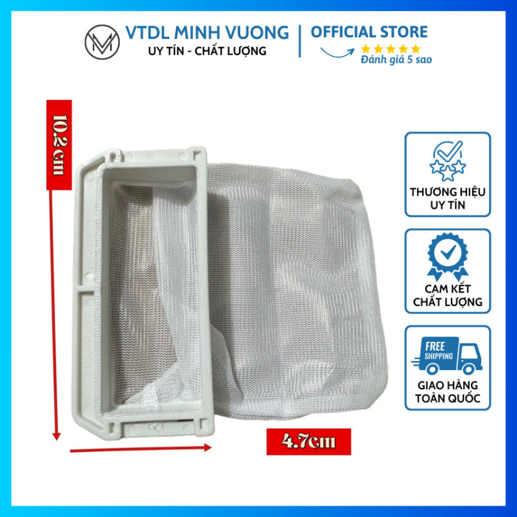 Túi Lọc Rác (Lưới Lọc Rác) Máy Giặt Pana 7kg Loại Bỏ Mọi Cặn Rác