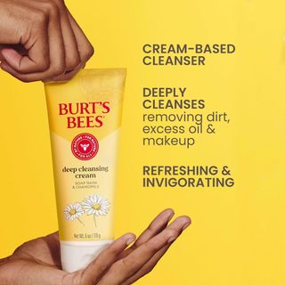 SỮA RỬA MẶT HOA CÚC BURT'S BEES DEEP CLEANSING CREAM, SOAP BARK & CHAMOMILE