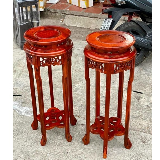 Đôn tròn gỗ lim cao 40 đến 80cm
