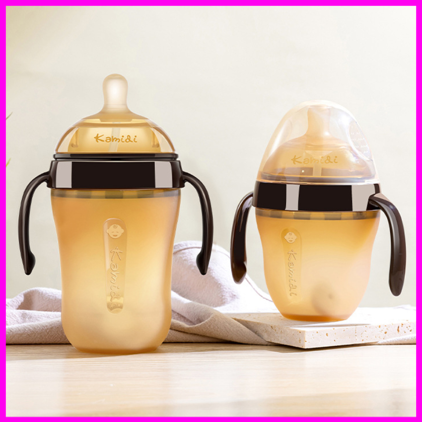 Bình sữa kamidi chính hãng núm vú silicon mềm chống sặc chống tràn 150ml và 250ml