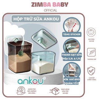 Hộp Đựng Sữa Bột Chống Ẩm Ankou Và Xuất Hàn Hộp Trữ Sữa Cho Bé Hút Chân Không Chính Hãng Zimbababy
