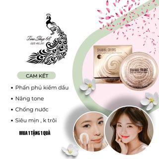 Phấn phủ Sivana giữ tone 24h hút dầu cao, bám tốt, chống nước cực mạnh [cam kết hàng chuẩn Thái Lan ]