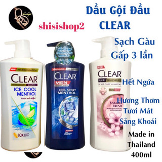 💐 Dầu Gội Đầu CLEAR Thái Lan Đủ Loại 400ml hết gàu hết ngứa