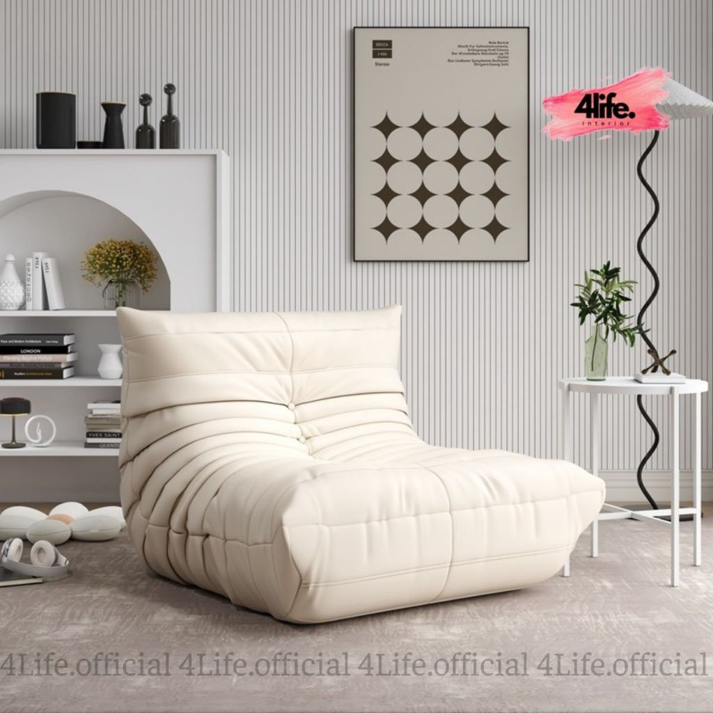Ghế Togo Thư Giãn, Ghế Lười Bọc Da Cao Cấp,Đồ Decor Phòng Khách Hiện Đại Sang Trọng Hàng Nhập Khẩu -