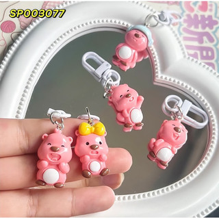 Móc khoá loopy Hồng ngộ nghĩnh